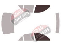 Gabarit vitrage - kit vitres avant - Lexus IS (1) Berline 4 portes (1997 - 2005)