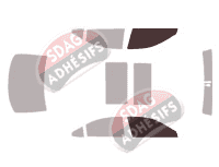 Gabarit vitrage - kit vitres avant - Lexus ES (5) Berline 4 portes (2006 - 2012) Gabarit vitrage - kit vitres avant - Lexus ES (5) Berline 4 portes (2006 - 2012)