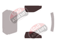 Gabarit vitrage - kit vitres avant - Mazda RX-7 Coupe 3 portes (1986 - 1992) Gabarit vitrage - kit vitres avant - Mazda RX-7 Coupe 3 portes (1986 - 1992)