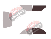 Gabarit vitrage - kit vitres avant - Mazda 323 (5) 3 portes (1986 - 1990)