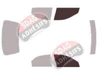 Gabarit vitrage - kit vitres avant - Mazda Protege (5) Berline 4 portes (1995 - 1998)