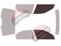 Gabarit vitrage - kit vitres avant - Alfa Romeo 166 Berline 4 portes (1998 - 2005)
