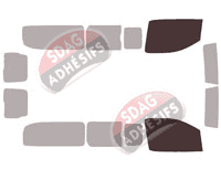 Gabarit vitrage - kit vitres avant - Opel Vivaro (C) Long 5/6 portes (depuis 2019) Gabarit vitrage - kit vitres avant - Opel Vivaro (C) Long 5/6 portes (depuis 2019)