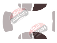 Gabarit vitrage - kit vitres avant - MG ZT Berline 4 portes (2001 - 2006)