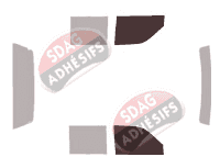 Gabarit vitrage - kit vitres avant - Mitsubishi L200 (3) Double Cab Pick-up 4 portes (1996 - 2006) Gabarit vitrage - kit vitres avant - Mitsubishi L200 (3) Double Cab Pick-up 4 portes (1996 - 2006)