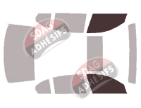 Gabarit vitrage - kit vitres avant - Bmw Serie 7 / i7 (4) Berline 4 portes (2001 - 2008)