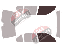 Gabarit vitrage - kit vitres avant - Bmw Serie 7 / i7 (3) Berline 4 portes (1994 - 2001) Gabarit vitrage - kit vitres avant - Bmw Serie 7 / i7 (3) Berline 4 portes (1994 - 2001)