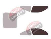 Gabarit vitrage - kit vitres avant - Mitsubishi Eclipse (1) Coupe 3 portes (1990 - 1994) Gabarit vitrage - kit vitres avant - Mitsubishi Eclipse (1) Coupe 3 portes (1990 - 1994)