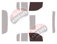 Gabarit vitrage - kit vitres avant - Nissan Frontier (2) Crew Cab Pick-up 4 portes (2005 - 2021)