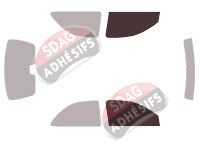Gabarit vitrage - kit vitres avant - Opel Corsa (B) 3 portes (1993 - 2000)