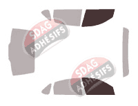 Gabarit vitrage - kit vitres avant - Buick Allure (1) Berline 4 portes (2004 - 2010)