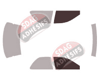 Gabarit vitrage - kit vitres avant - Subaru Impreza (1) Berline 4 portes (1993 - 2001) Gabarit vitrage - kit vitres avant - Subaru Impreza (1) Berline 4 portes (1993 - 2001)