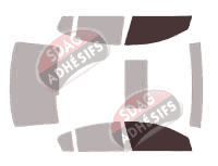 Gabarit vitrage - kit vitres avant - Volkswagen Passat (6) Berline 4 portes (2005 - 2010)