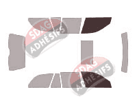 Gabarit vitrage - kit vitres avant - Bmw Serie 5 / i5 (4) Touring Break 5 portes (1997 - 2004) Gabarit vitrage - kit vitres avant - Bmw Serie 5 / i5 (4) Touring Break 5 portes (1997 - 2004)