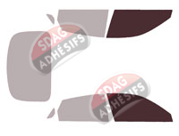 Gabarit vitrage - kit vitres avant - Acura Integra (4) Berline 4 portes (depuis 2022) Gabarit vitrage - kit vitres avant - Acura Integra (4) Berline 4 portes (depuis 2022)