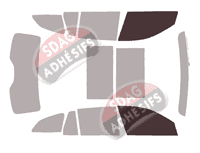 Gabarit vitrage - kit vitres avant - Bmw Serie 3 (7) Touring Break 5 portes (depuis 2019)