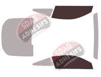 Gabarit vitrage - kit vitres avant - Bmw Serie 8 (2) Coupée 2 portes (2019 - 2026)