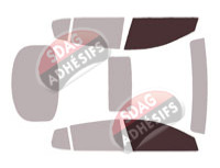 Gabarit vitrage - kit vitres avant - Buick Envista (1) 5 portes (depuis 2024)