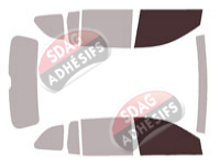 Gabarit vitrage - kit vitres avant - Gmc Acadia (3) 5 portes (depuis 2024)