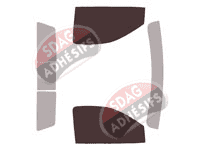 Gabarit vitrage - kit vitres avant - Chevrolet Silverado (4) Simple Cabine Pick-up 2 portes (depuis 2018)