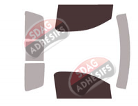 Gabarit vitrage - kit vitres avant - Gmc 2500-3500 Sierra (4) Simple Cabine Pick-up 2 portes (2014 - 1019)