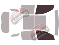 Gabarit vitrage - kit vitres avant - Gmc Terrain (2) 5 portes (2017 - 2024)