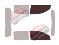 Gabarit vitrage - kit vitres avant - Great Wall (1) P Serie Pick-up 4 portes (depuis 2019)