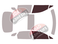 Gabarit vitrage - kit vitres avant - Lexus RX (5) 5 portes (depuis 2023) Gabarit vitrage - kit vitres avant - Lexus RX (5) 5 portes (depuis 2023)