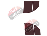Gabarit vitrage - kit vitres avant - Man TGE (1) Utilitaire 2 portes (depuis 2016)