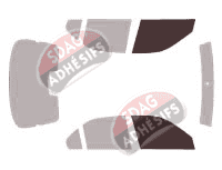 Gabarit vitrage - kit vitres avant - MG ZS 5 portes (2001 - 2005) Gabarit vitrage - kit vitres avant - MG ZS 5 portes (2001 - 2005)