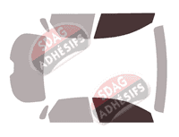 Gabarit vitrage - kit vitres avant - Mazda CX-30 (1) 5 portes (depuis 2020)