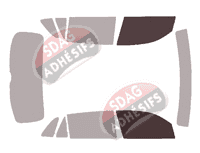 Gabarit vitrage - kit vitres avant - Volkswagen Atlas (1) Cross Sport 5 portes (depuis 2020)