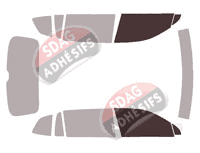 Gabarit vitrage - kit vitres avant - Volkswagen Tiguan (2) Allspace 5 portes (2018 - 2023) Gabarit vitrage - kit vitres avant - Volkswagen Tiguan (2) Allspace 5 portes (2018 - 2023)