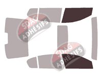 Gabarit vitrage - kit vitres avant - Acura RLX (2) Berline 4 portes (depuis 2020)