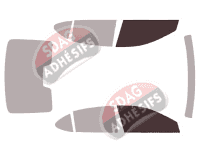 Gabarit vitrage - kit vitres avant - Acura TLX (1) Berline 4 portes (2014 - 2020)