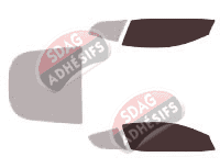 Gabarit vitrage - kit vitres avant - Aston Martin DBS Coupé 3 portes (2006 - 2012)