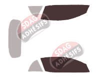 Gabarit vitrage - kit vitres avant - Aston Martin DBS Volante Cabriolet 2 portes (2008 - 2013)