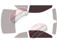 Gabarit vitrage - kit vitres avant - Audi A5 (2) Coupe 2 portes (2016 - 2024) Gabarit vitrage - kit vitres avant - Audi A5 (2) Coupe 2 portes (2016 - 2024)