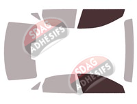 Gabarit vitrage - kit vitres avant - Audi A3 (4) Berline 4 portes (depuis 2020) Gabarit vitrage - kit vitres avant - Audi A3 (4) Berline 4 portes (depuis 2020)