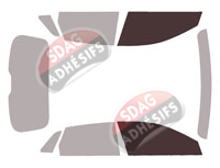 Gabarit vitrage - kit vitres avant - Audi A3 (4) Sportback 5 portes (depuis 2020) Gabarit vitrage - kit vitres avant - Audi A3 (4) Sportback 5 portes (depuis 2020)