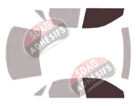 Gabarit vitrage - kit vitres avant - Audi A4 (1) Berline 4 portes (1994 - 2001) Gabarit vitrage - kit vitres avant - Audi A4 (1) Berline 4 portes (1994 - 2001)