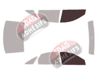 Gabarit vitrage - kit vitres avant - Audi A6 (2) Berline 4 portes (1997 - 2004) Gabarit vitrage - kit vitres avant - Audi A6 (2) Berline 4 portes (1997 - 2004)