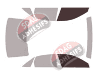 Gabarit vitrage - kit vitres avant - Audi A6 (5) Berline 4 portes (depuis 2019) Gabarit vitrage - kit vitres avant - Audi A6 (5) Berline 4 portes (depuis 2019)