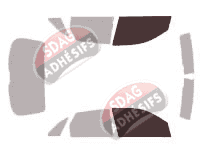 Gabarit vitrage - kit vitres avant - Audi Q3 (1) 5 portes (2011 - 2018) Gabarit vitrage - kit vitres avant - Audi Q3 (1) 5 portes (2011 - 2018)