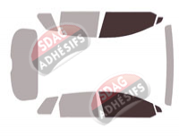 Gabarit vitrage - kit vitres avant - Audi Q4 / Q4 E-tron (1) 5 portes (depuis 2021)