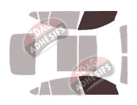 Gabarit vitrage - kit vitres avant - Bmw Serie 5 / i5 (7) Gran Tourismo 5 portes (2009 - 2017) Gabarit vitrage - kit vitres avant - Bmw Serie 5 / i5 (7) Gran Tourismo 5 portes (2009 - 2017)