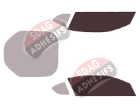 Gabarit vitrage - kit vitres avant - Bmw i8 (1) Coupe 2 portes (2014 - 2020)