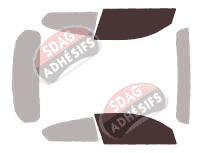 Gabarit vitrage - kit vitres avant - Bmw Serie 1 (2) 3 portes (2012 - 2017) Gabarit vitrage - kit vitres avant - Bmw Serie 1 (2) 3 portes (2012 - 2017)