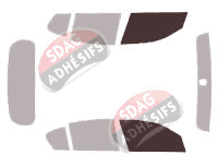 Gabarit vitrage - kit vitres avant - Bmw Serie 1 (1) 5 portes (2004 - 2011) Gabarit vitrage - kit vitres avant - Bmw Serie 1 (1) 5 portes (2004 - 2011)