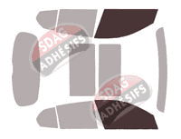 Gabarit vitrage - kit vitres avant - Bmw Serie 1 (3) 5 portes (2019 - 2024) Gabarit vitrage - kit vitres avant - Bmw Serie 1 (3) 5 portes (2019 - 2024)